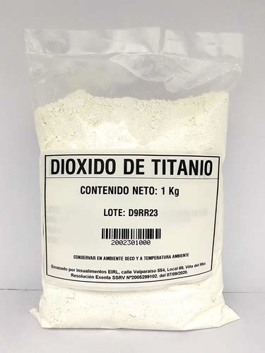 Dioxido De Titanio 1 Kg Mercado Libre