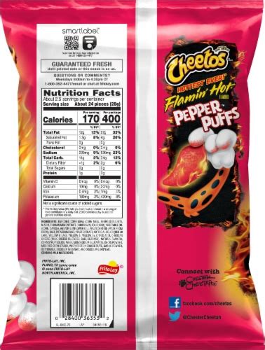 Cheetos® Flamin Hot® Pepper Puffs Cheese Flavored Snacks 2 38 Oz