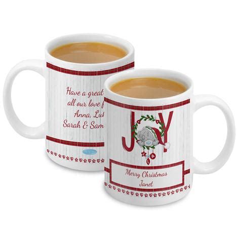 Personalised Me To You Christmas Joy Mug P E Me To You Bears