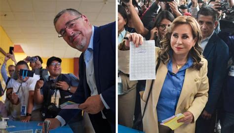 Elecciones De Guatemala Bernardo Ar Valo Y Sandra Torres Ir N A La