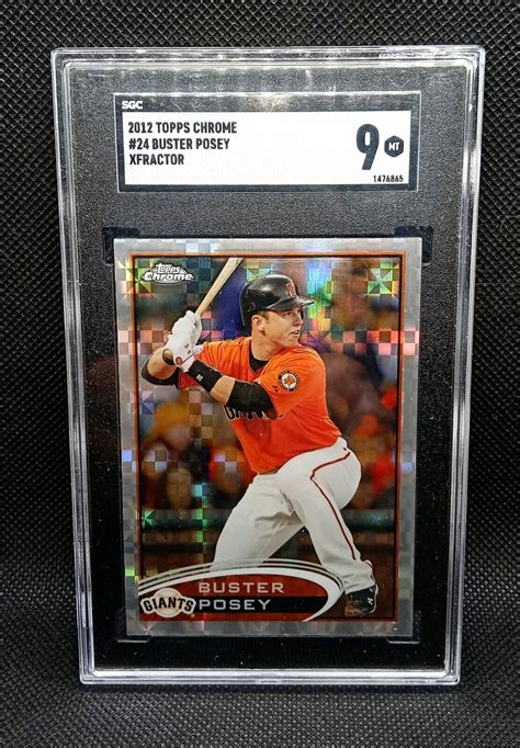 2012 Topps Chrome X Fractor 24 Buster Posey For Sale Online Ebay