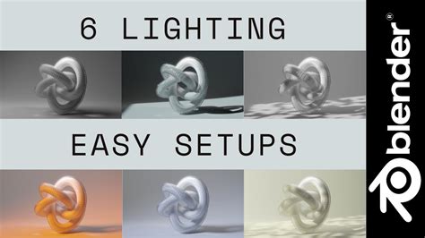 Blender Tutorial Lighting Easy Setups Youtube