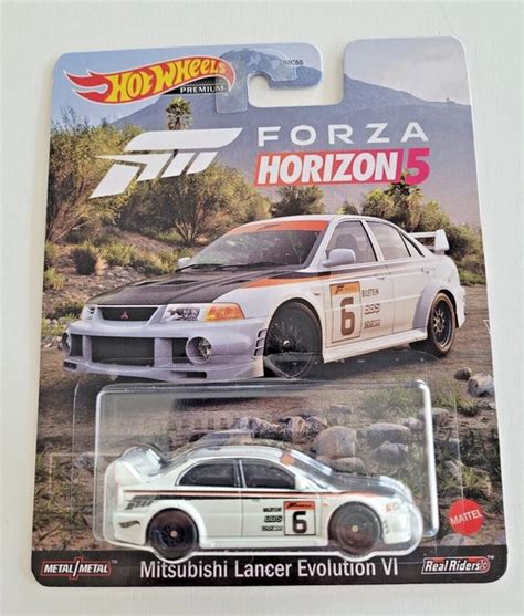 HOT WHEELS MITSUBISHI Lancer Evolution VI White Forza Horizon PicClick UK