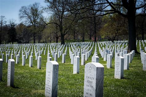 HD wallpaper: arlington national cemetery, headstones, military grave ...