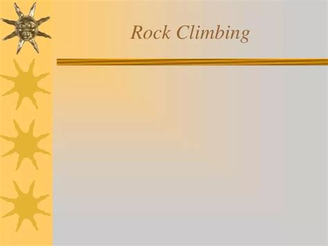 Ppt Rock Climbing Powerpoint Presentation Free Download Id 941