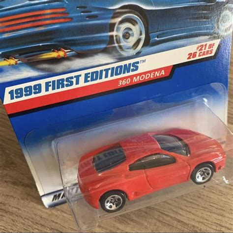 Hot Wheels 1999 First Editions 360 Modena 21 Of Depop