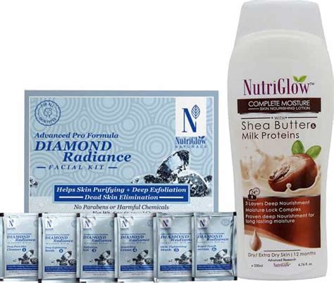 Buy Nutriglow Naturals Advanced Pro Formula Set Of 2 Diamond Facial