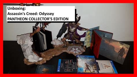 Unboxing Assassins Creed Odyssey Pantheon Collectors Edition Youtube