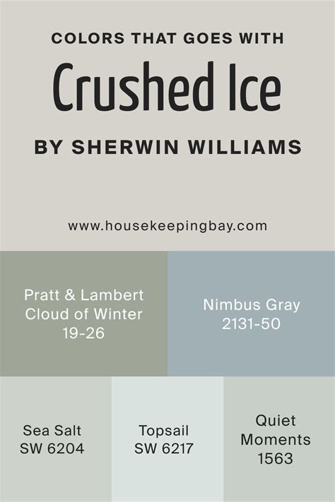 Colors That Goes With Crushed Ice SW 7647 By Sherwin Williams Crushed