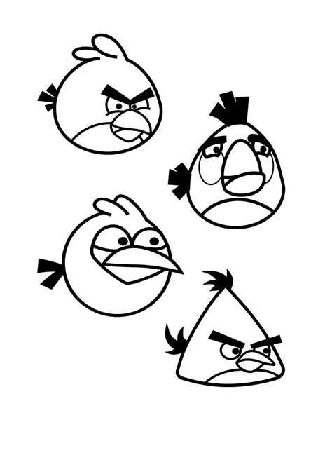 Angry Birds Dibujos Para Colorear On Line