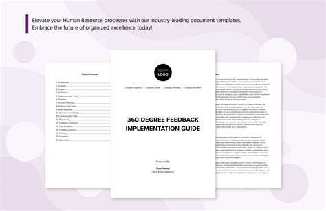 360-Degree Feedback Implementation Guide HR Template in Word, PDF, Google Docs - Download ...