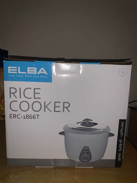 Rice Cooker Elba ERC 1866T TV Home Appliances Kitchen Appliances