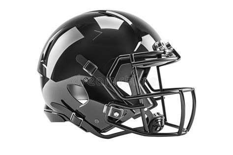 Black football helmet stock photo. Illustration of league - 314385312