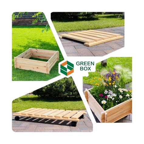 Высокая грядка доска сосна 600х600х300 Greenbox - 89851 - купить Киеве ...