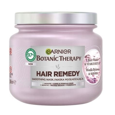 Маска для волос длинных и пористых Garnier Botanic Therapy Рисовая вода ...