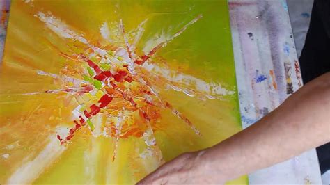 Acrylmalen Abstract Painting Demo Easy Painting For Beginners