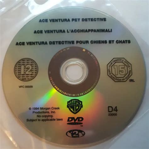 ACE VENTURA PET Detective DVD 2000 Jim Carrey Shadyac DIR Cert 12