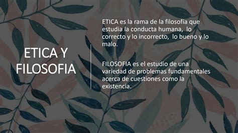 SOLUTION La Ética como disciplina filosófica Studypool