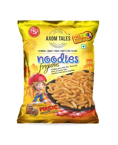 Axom Tales Magic Masala Noodle Snack Fryum Packaging Type Packet