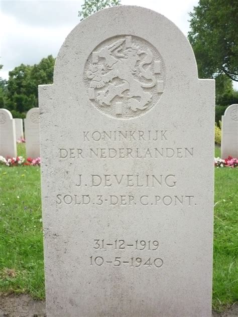 Pvt Joost Develing M Morial Find A Grave