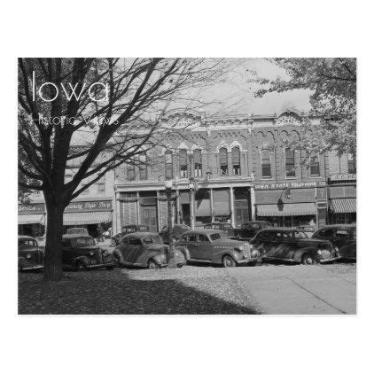 Downtown Grundy Center, Iowa Postcard | Zazzle | Grundy, Postcard, Downtown