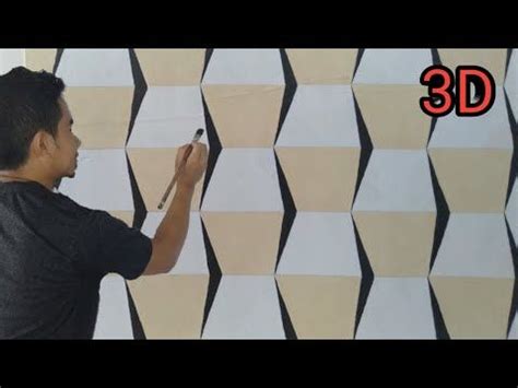 Cat Tembok D Motif Sederhana Cat Tembok D D Wall Painting Youtube