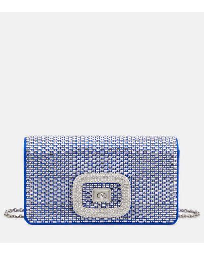 Blue Roger Vivier Shoulder Bags For Women Lyst