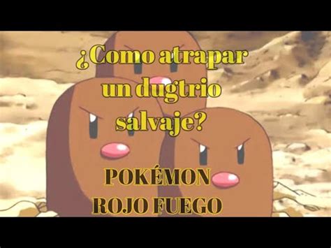 Como atrapar un dugtrio salvaje en Pokémon Rojo fuego para el tercer