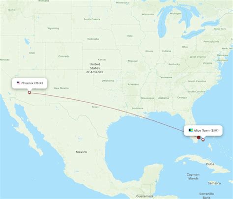 All Flight Routes From Bimini To Phoenix Bim To Phx Flight Routes