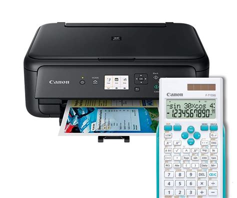 Calculadora Canon Pixma Ts Negro Impresora Multifunci N Inal Mbrica