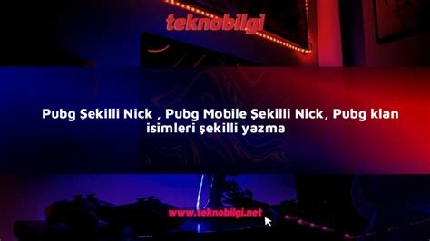 Pubg Şekilli Nick Yazma 500 Nick En İyi Şekilli Pubg İsimleri Mobile