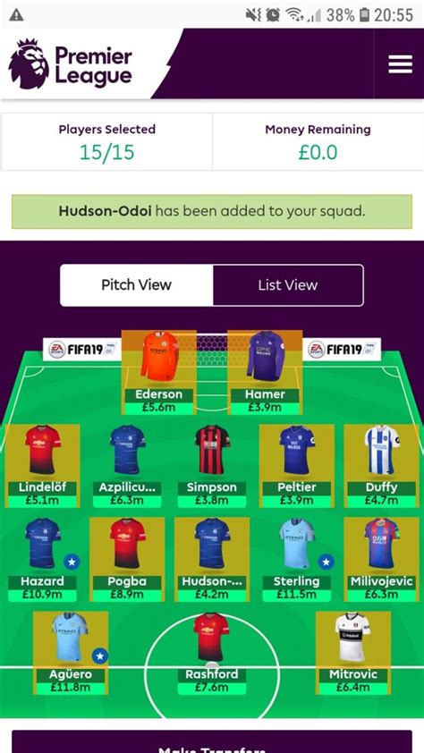 FPL Free Hit Teams GW32 FFGeek Contributors And Their Free Hit Teams