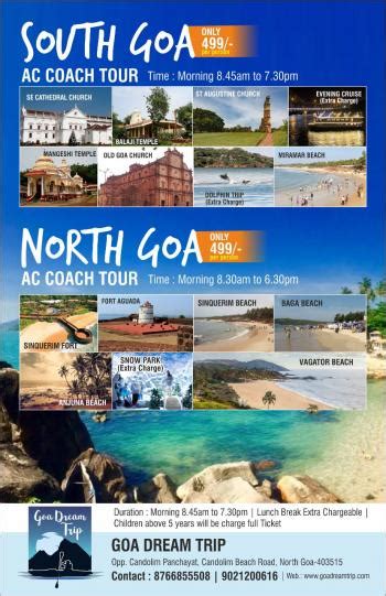 Goa Dream Trip Website South Goa Trip