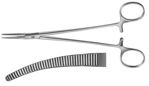 Ae Bh R Halsted Artery Forceps Curved Mm Austos