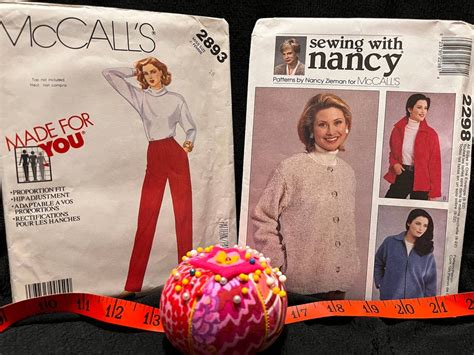 Mccalls 2298 Pattern By Nancy Zieman Un Cut Ff Size 8 22 Mccalls