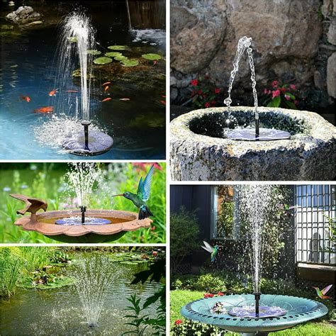 Solar Fountain Fountain Temu 55 Off