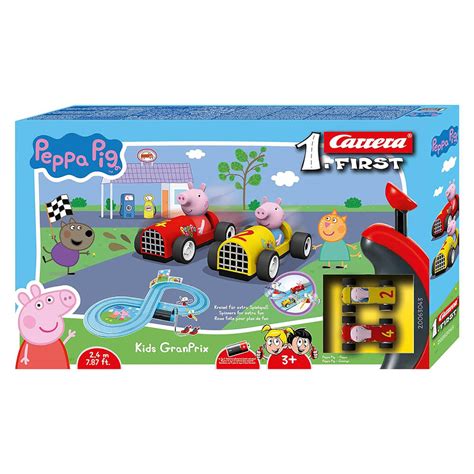 Carrera FIRST Peppa Pig Kids GranPrix Slot Car Racing Set