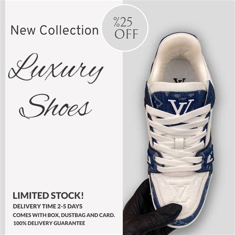 Louis Vuitton Trainers Mens Sneaker Etsy