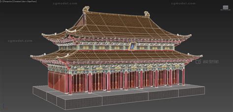 故宫 太和殿模型 历史建筑模型库 3ds Max max 模型下载 cg模型网