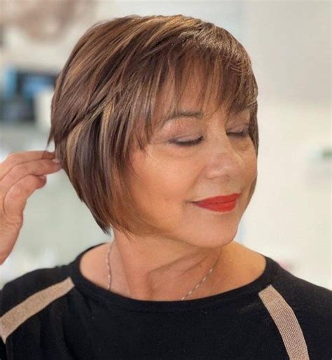 30 Best Wash And Wear Haircuts For Women Over 60 In 2024 Short Hair Cuts Thick Hair Styles