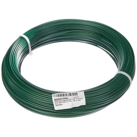 Fil de fer plastifié 2 7 mm 100 m Vert J151 Cdiscount Bricolage