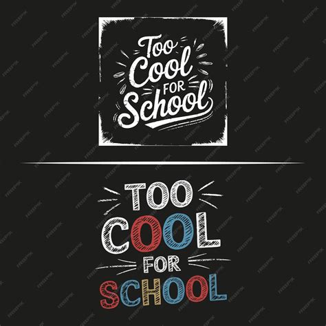 Too cool for school | Premium AI-generated vector