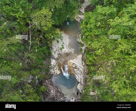 aerial view the waterfall Stock Photo - Alamy