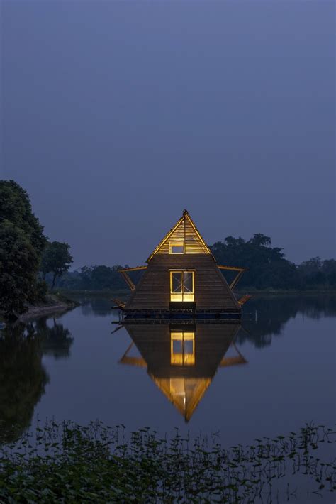 Gallery Of Floating Bamboo House Handp Architects 29