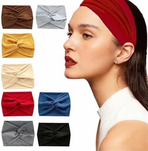 Sefiinh Wide Headbands For Women Stretch Headband Boho