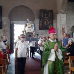 Grado La Madonna Degli Angeli In Basilica Per La Grande Festa Del