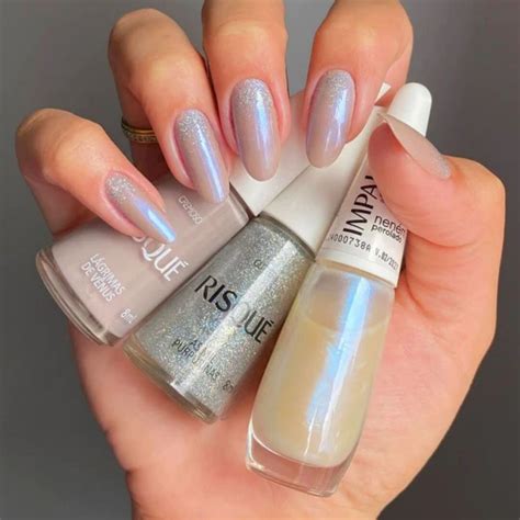 Kit 3 Esmaltes Risque E Impala Nude Glitter Perolado Mais Vendidos Shopee Brasil