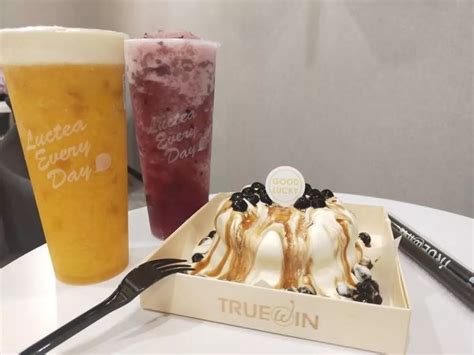 台北ig打卡甜點美食飲品系列初韻 好韻茶truewin台北站前店 推薦主打元氣q葡萄黑糖星雲舒芙蕾芝士奶蓋芒果美食