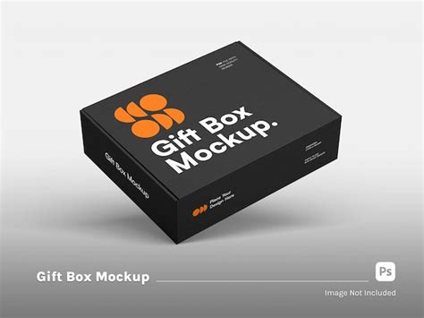 Premium PSD Realistic Gift Boxes Isolated Mockup