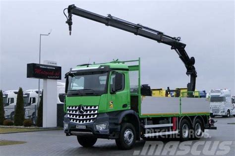 Mercedes Benz AROCS 2636 6X4 BOX 6 4M HIAB 144 RADIO COMMANDE 2014